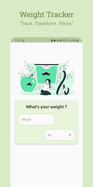 BMI Weight Tracker Screenshot 0