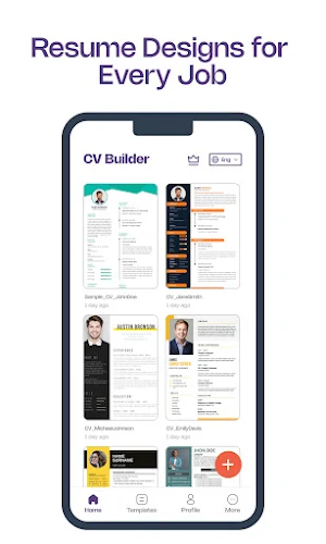 CV Creator, Resume Examples Screenshot 0