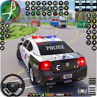 City Police Chase Car Driving