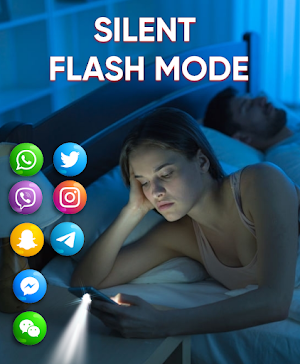 Flashlight on Call & SMS Flash Alerts Notification Screenshot 3