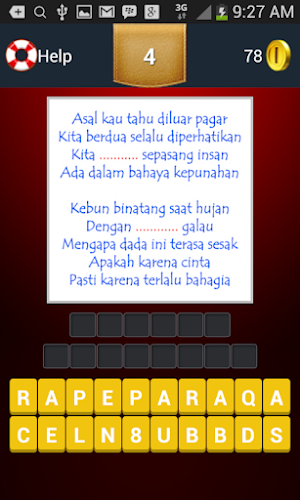 JKT48 Lirik Quiz Screenshot 2