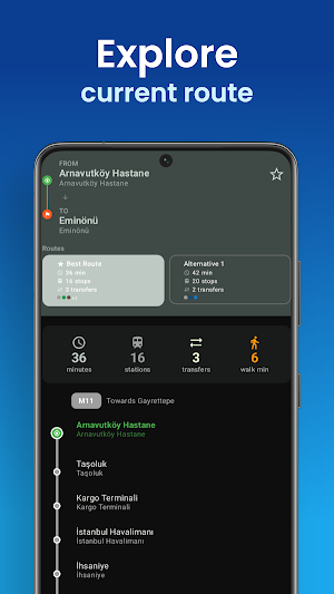 Istanbul Metro Map Offline Screenshot 2