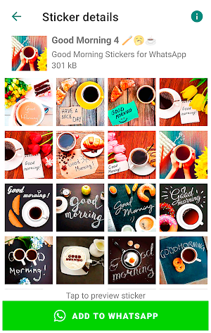 Morning Stickers for WhatsApp Screenshot 3