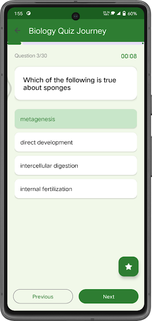 Biology Quiz Journey Screenshot 2