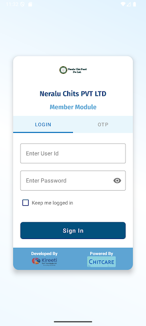 NERALU CHITS MEMBER MODULE Screenshot 0