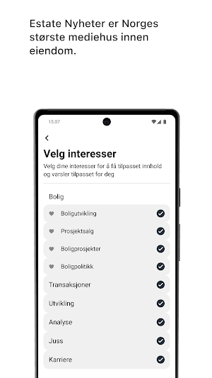 Estate Nyheter Screenshot 2