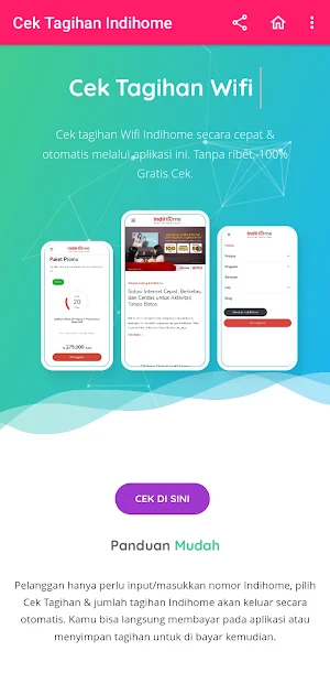 Cek Tagihan Indihome Wifi Screenshot 0