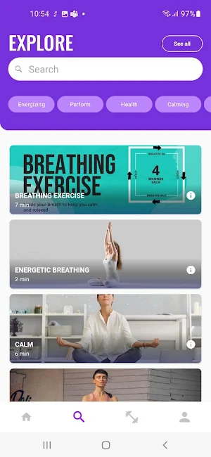 alveoBreath Screenshot 1