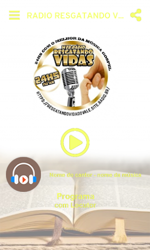 RÁDIO RESGATANDO VIDAS DO VALE Screenshot 0