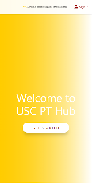 USC PT Hub Screenshot 1
