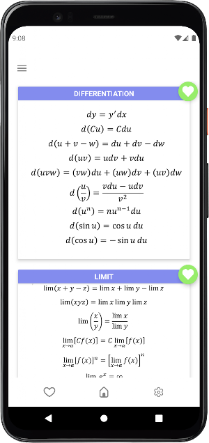 Math Formulas Screenshot 3