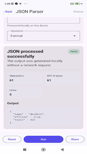 Dev8bit: Developer Tools Screenshot 1