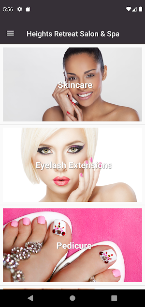 Heights Retreat Salon & Spa Screenshot 1