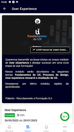 iTalents Parceiros Screenshot 1