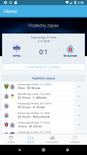 ŠK Slovan Bratislava Screenshot 3