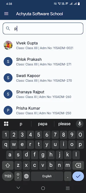 I.E.P.S Staff App Screenshot 1