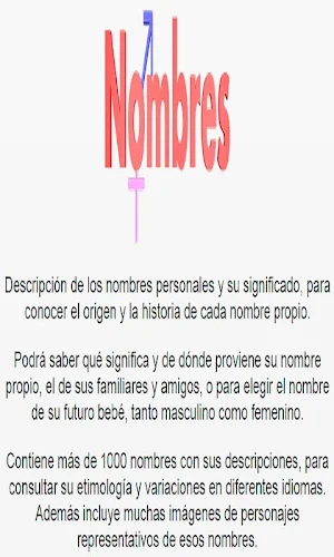 Significado nombres para bebés Screenshot 0