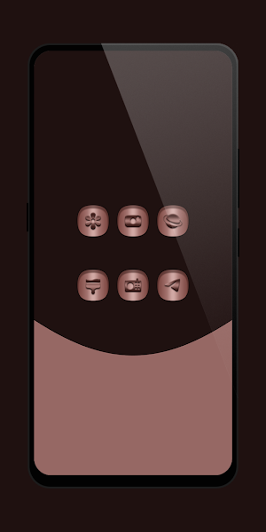 Curved - Bronze Icon Pack Screenshot 3