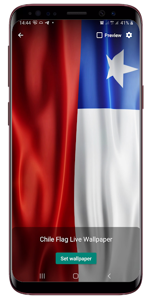 Chile Flag Live Wallpaper Screenshot 1