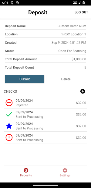BankNorth Remote Deposit Screenshot 3
