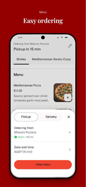 Milano's Pizzeria Screenshot 2
