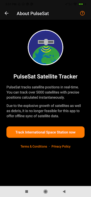 PulseSat Satellite Tracker Screenshot 3