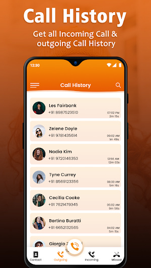 Call History :Get Call Details Screenshot 3