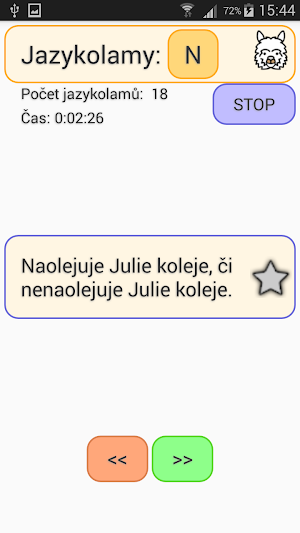 České Jazykolamy Screenshot 2