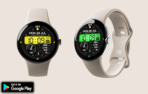 Digital Fnx352 Watch Face Screenshot 2