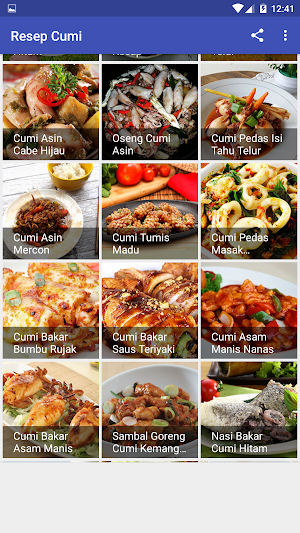 Resep Cumi Screenshot 2