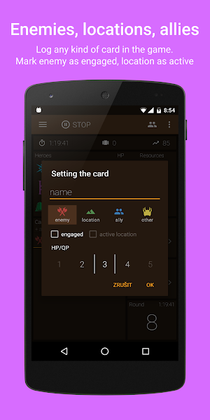 Counter for card game LotR LCG Screenshot 2