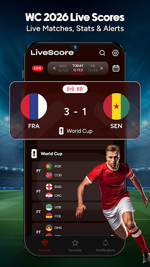 Football Live Scores & Stats Screenshot 0