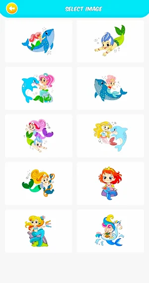 Game Mermaid - Coloring Prince Screenshot 1