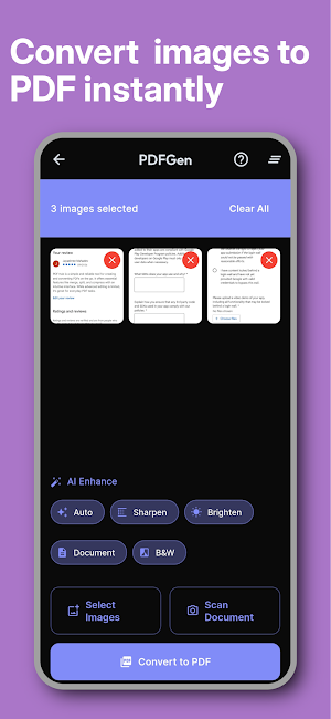 PDFGen - PDF Converter & Tools Screenshot 3