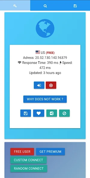 VPNUSI: Private VPN Proxy App Screenshot 0