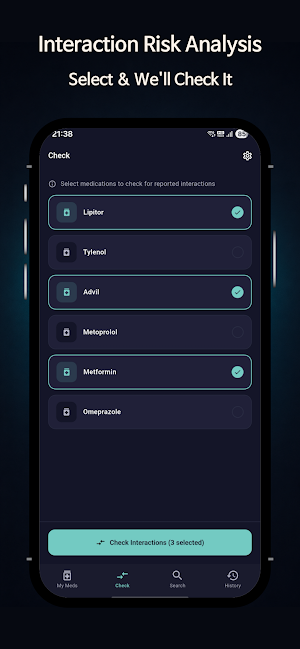 OpenRx : Drug Interactions Screenshot 3