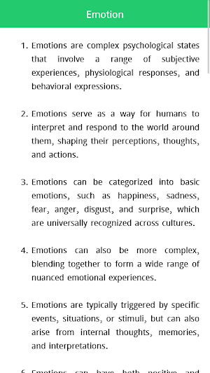 Psychology Facts Screenshot 3