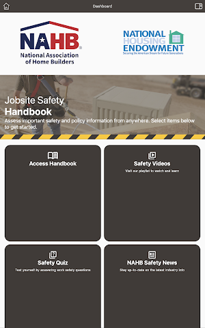 NAHB Job Safety Handbook Screenshot 0