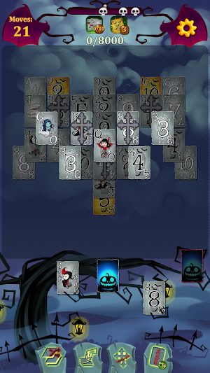 Solitaire Halloween Game Screenshot 1