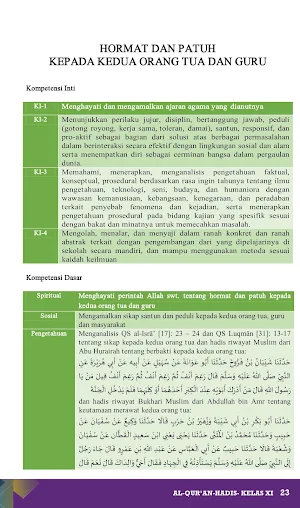 Al-Qur'an Hadis MA XI 2020 Screenshot 3