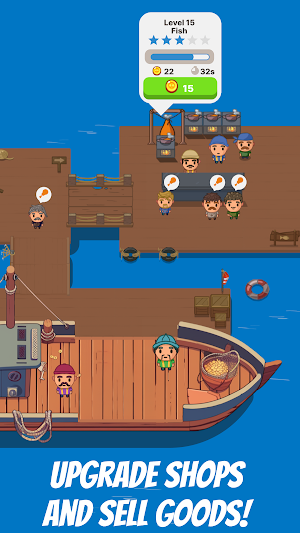 Idle Rafters: Ocean Tycoon Screenshot 2