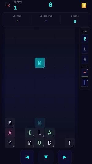 Word Tetris - Letter Puzzle Screenshot 1
