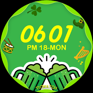 Saintpatrick (WatchFace For Wear OS) Screenshot 0