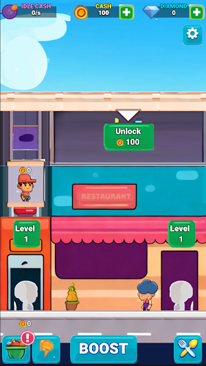 Idle Eatery: Idle Tycoon Game Screenshot 0