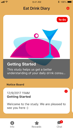 Eat Drink Diary Screenshot 0
