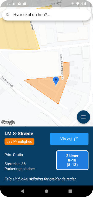 Lemvig Parkering Screenshot 2