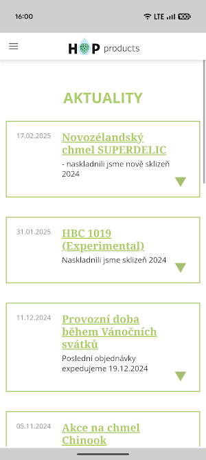 Hop Products Screenshot 2