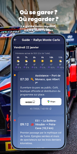 Rallye Sphere – Résultats Live Screenshot 1