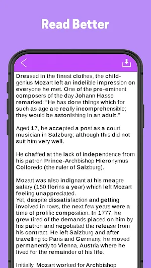 Bionica - Speed Reading Screenshot 1