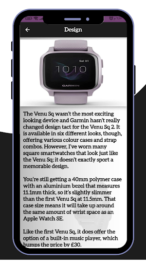 Garmin Venu Sq 2 watch Guide Screenshot 2